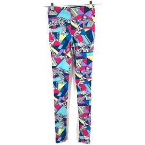 New listing!! Balera Dance Leggings Multi-colored Geometric Patterned child